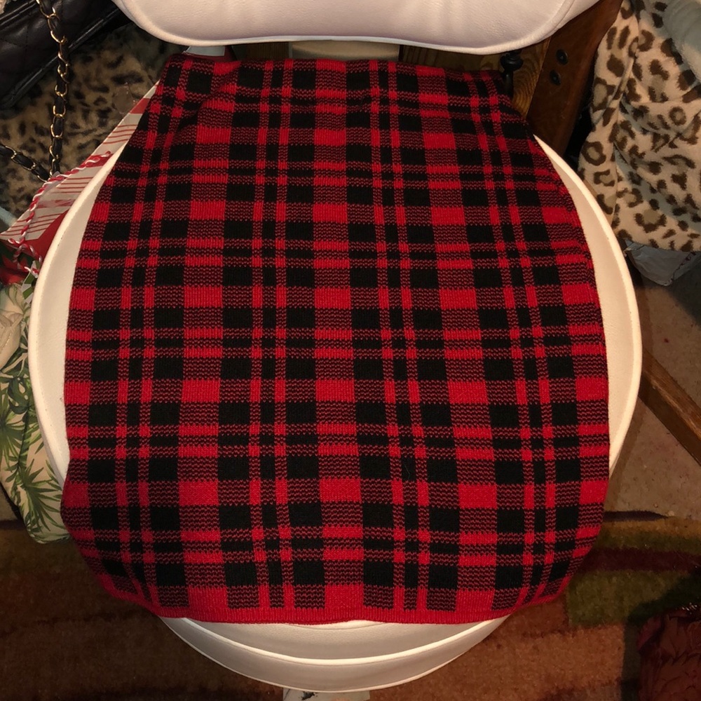 Plaid bodycon skirt - Picture 3 of 3